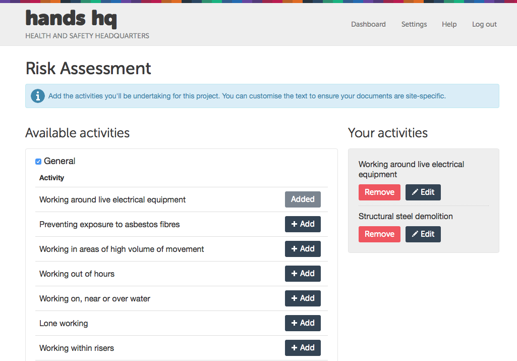 HANDS HQ : An Online Cloud Tool That Will Transform Completely The Way You Manage Method Statements & Risk Assessments