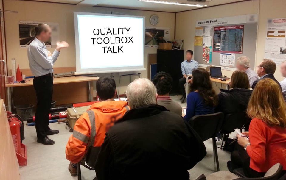 Quality Toolbox Talk Topics in Construction