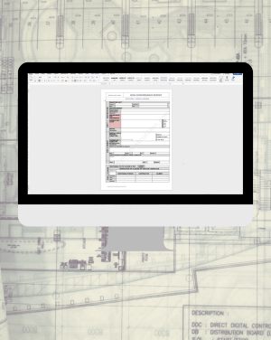 NCR FORM TEMPLATE