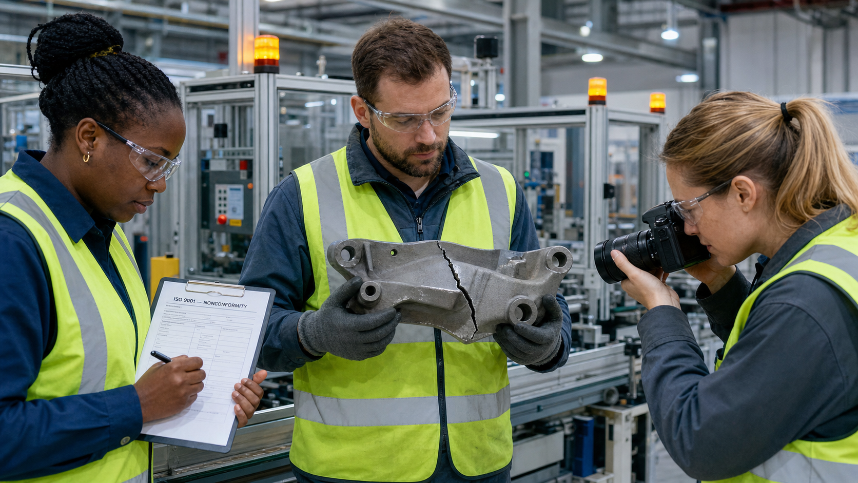 ISO 9001 nonconformity and corrective action process