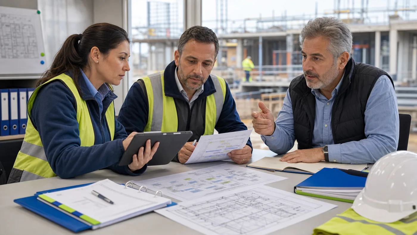 Quality Manager, HSEQ Manager and construction business owner planning the transition to ISO 9001:2026